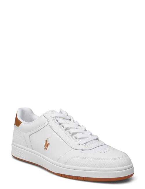 Court Sport Leather Sneaker Polo Ralph Lauren White