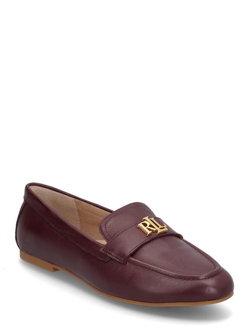 Averi Iii Nappa Leather Loafer Lauren Ralph Lauren Burgundy