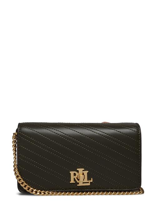 Stitched Crossbody Turn-Lock Tech Case Lauren Ralph Lauren Black