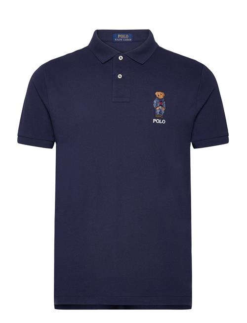 Custom Slim Fit Polo Bear Polo Shirt Polo Ralph Lauren Navy