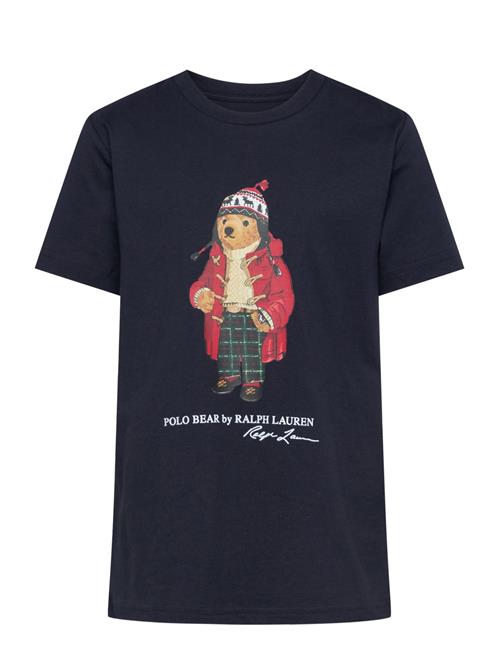 Polo Bear Cotton Jersey Tee Ralph Lauren Kids Navy