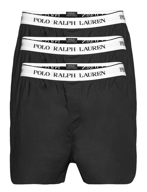 Stretch Cotton Boxer 3-Pack Polo Ralph Lauren Black