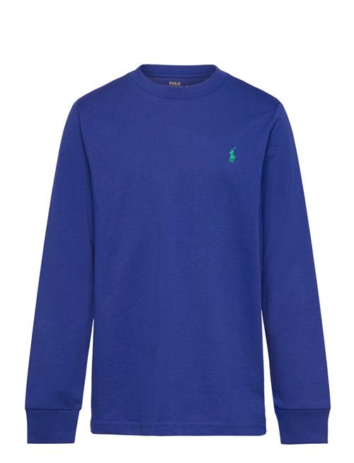 Cotton Jersey Long-Sleeve Tee Ralph Lauren Kids Blue