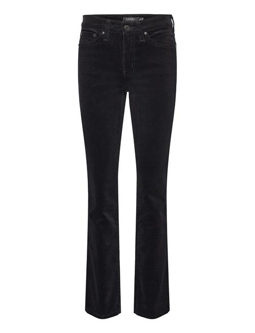 Stretch Corduroy Mid-Rise Straight Pant Lauren Ralph Lauren Black