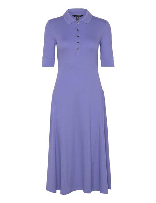 Cotton-Blend Polo Dress Lauren Ralph Lauren Blue