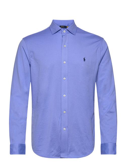 Jersey Spread-Collar Shirt Polo Ralph Lauren Blue