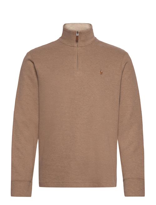 Estate-Rib Quarter-Zip Pullover Polo Ralph Lauren Beige