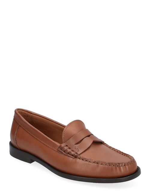 Calfskin Penny Loafer Polo Ralph Lauren Brown