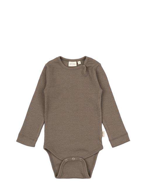 Body L/S Modal Petit Piao Brown