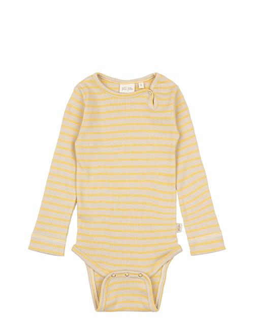 Body L/S Modal Striped Petit Piao Yellow