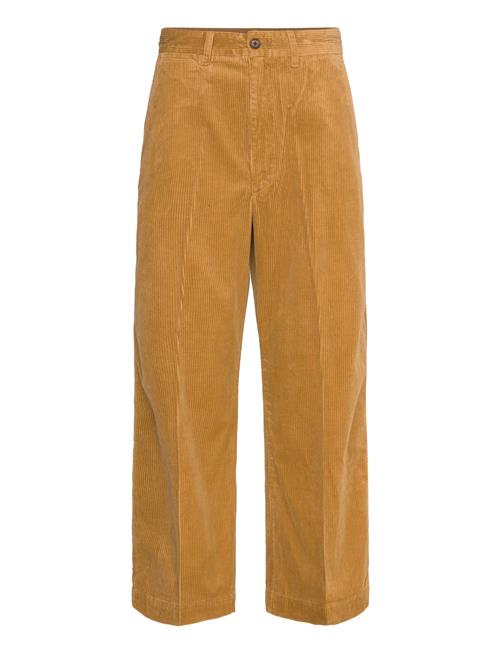 Corduroy Wide-Leg Cropped Pant Polo Ralph Lauren Yellow