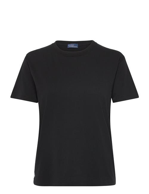 Cotton Jersey Crewneck Tee Polo Ralph Lauren Black