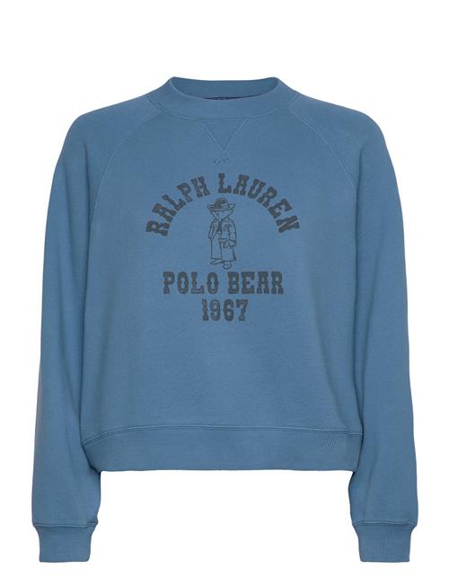 Polo Bear Over Fleece Crewneck Polo Ralph Lauren Blue