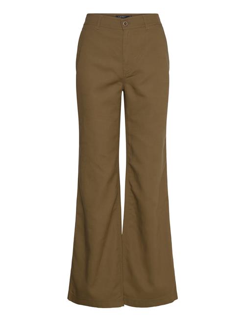 Canvas Wide-Leg Pant Lauren Ralph Lauren Khaki