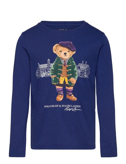 Polo Bear Cotton Jersey Long-Sleeve Tee Ralph Lauren Kids Navy