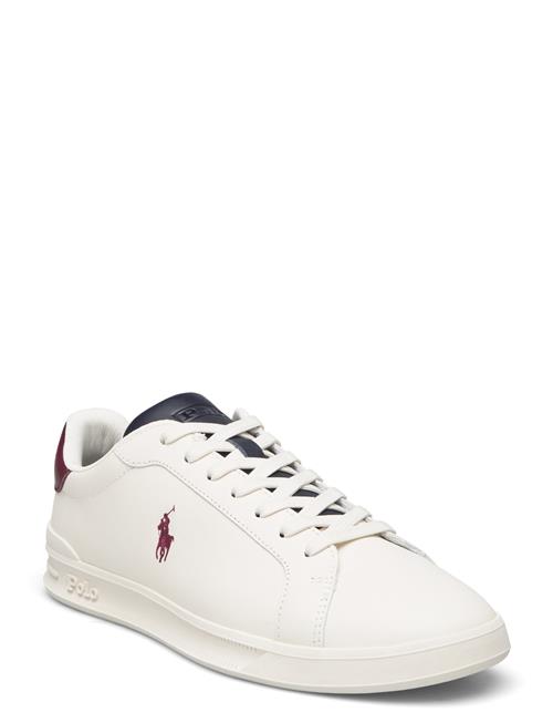 Heritage Court Ii Leather Sneaker Polo Ralph Lauren White