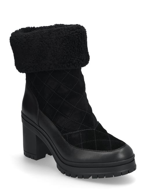 Coraline Shearling-Trim Suede Bootie Lauren Ralph Lauren Black