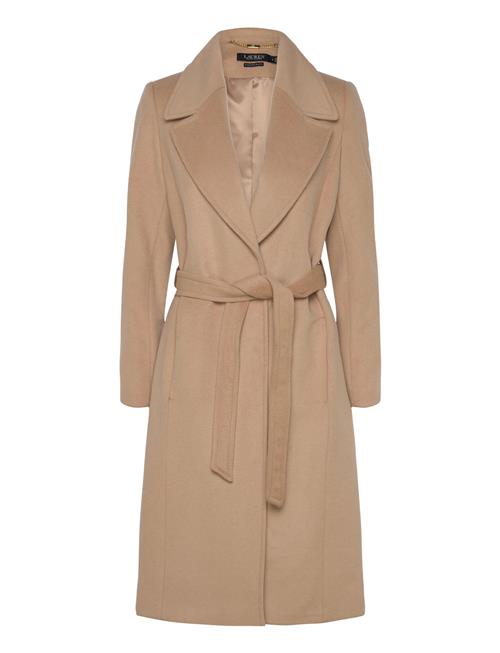 Cashmere Blend-Wool Wrap 42" Lauren Ralph Lauren Beige