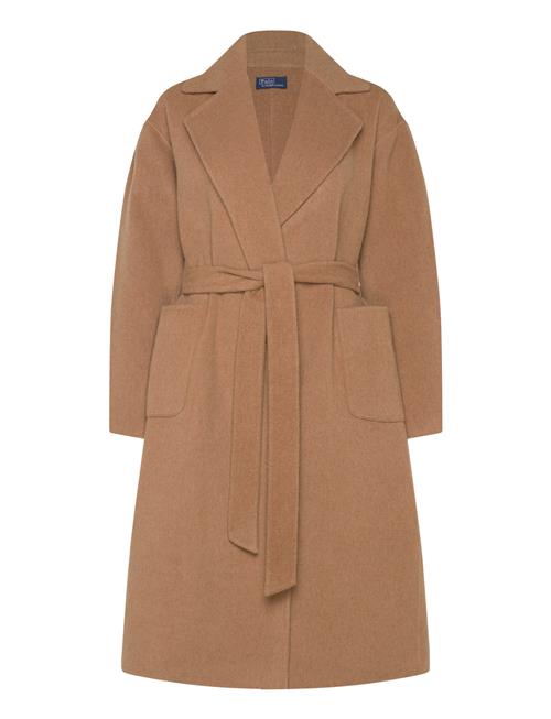 Double-Faced Wool Wrap Coat Polo Ralph Lauren Beige