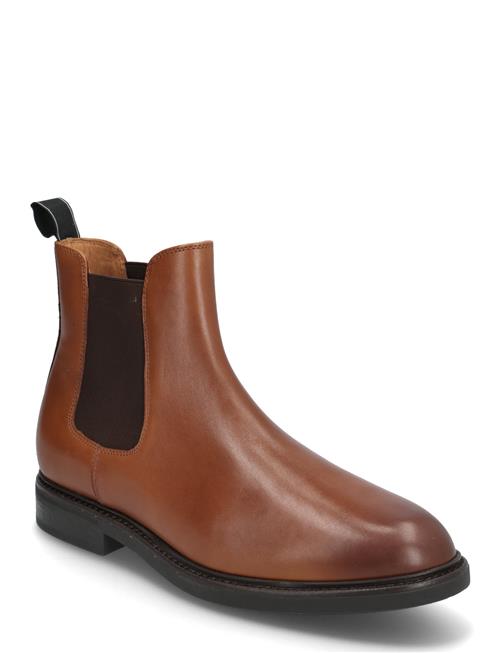 Asher Leather Chelsea Boot Polo Ralph Lauren Brown