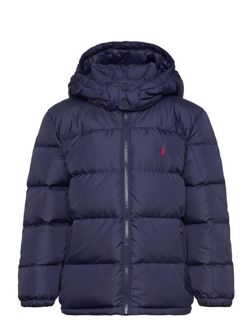 Ripstop Down Hooded Jacket Ralph Lauren Kids Navy