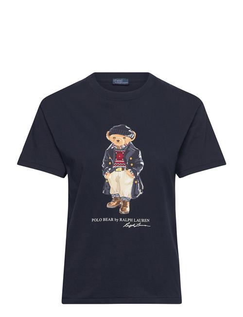 Polo Bear Logo Cotton Jersey Tee Polo Ralph Lauren Navy