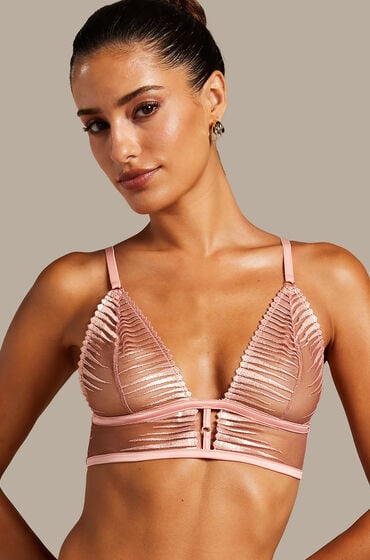 Se Hunkemöller Bralette Alice pink ved Hunkemøller