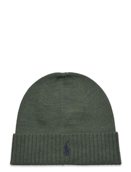 Signature Pony Wool Beanie Polo Ralph Lauren Green