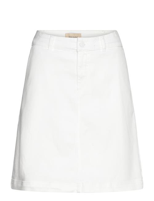 Skirt From Freequent In A Soft Denim. The Skirt Has A Simple Silhouette With Zip FREE/QUENT White