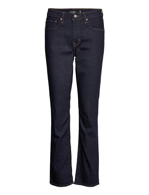 Se Mid-Rise Straight Jean Lauren Ralph Lauren Blue ved Booztlet