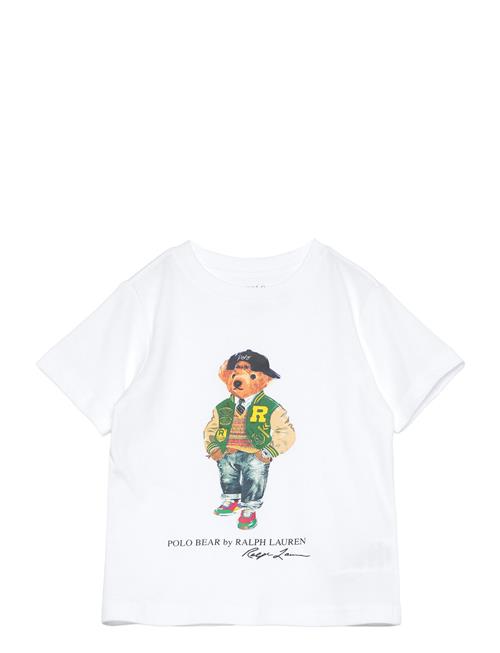 Se Polo Bear Cotton Jersey Tee Ralph Lauren Kids White ved Booztlet