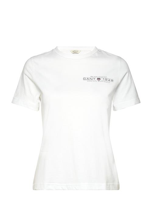 Reg Shield Ss T-Shirt GANT White