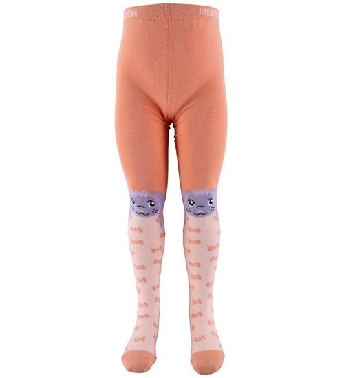 Se Melton StrÃ¸mpebukser - Rabbit - Peach Pink ved KidsWorld