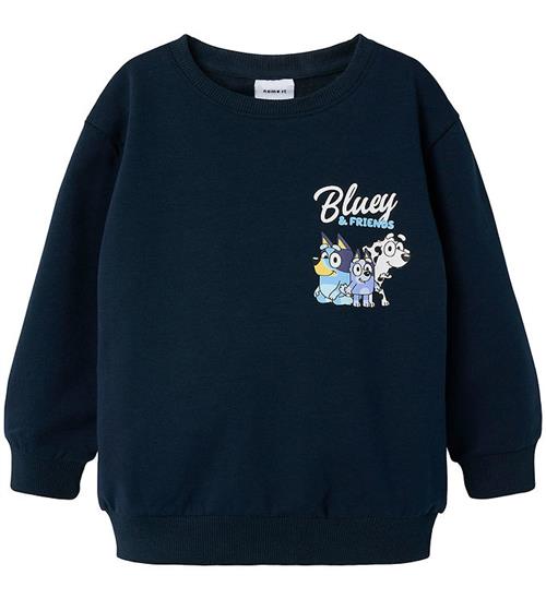 Name It Name it Sweatshirt - NmmFrits Bluey - Dark Sapphire