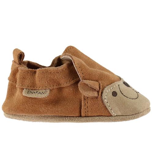 En Fant Hjemmesko - Suede Animal - Mocha Mousse