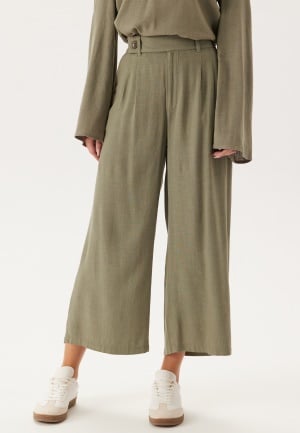 Happy Holly Linen Pants Khaki green 52/54