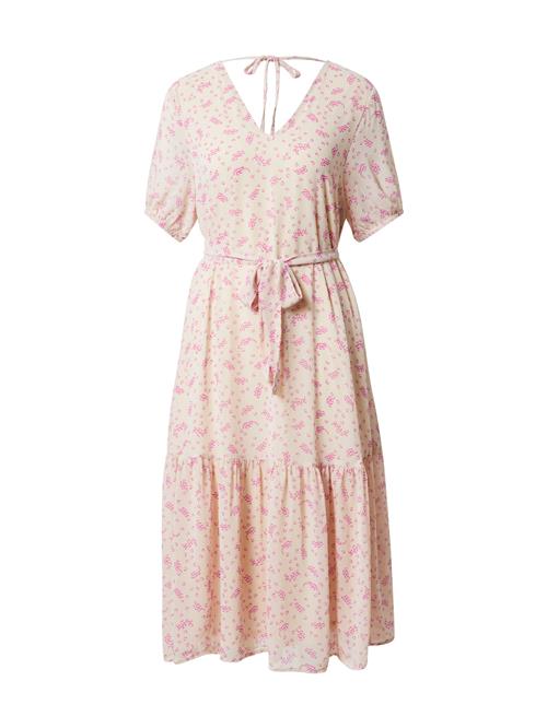 SELECTED FEMME Kjole 'Sina'  lysebeige / fuchsia