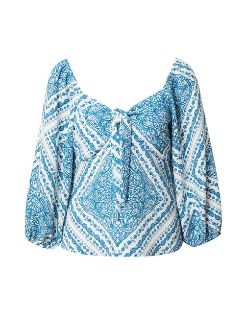 Dorothy Perkins Bluse  blå / hvid