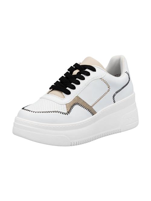 Rieker Sneaker low  lysebeige / cappuccino / sort / hvid