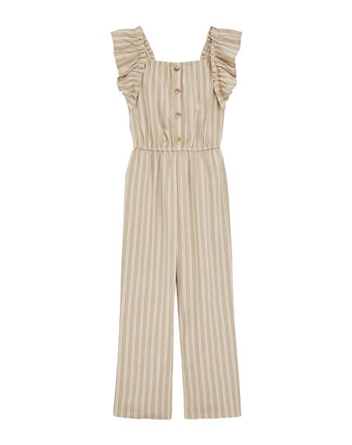 WE Fashion Overall  beige / hvid