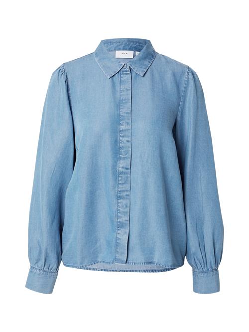 VILA Bluse 'VIGIVANI'  blue denim