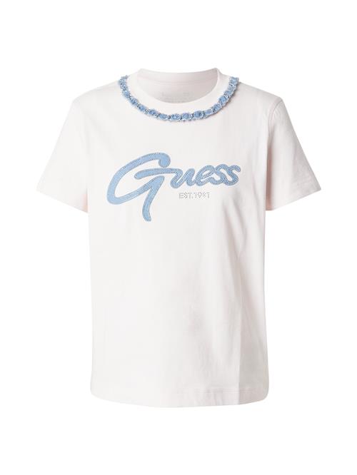 GUESS Shirts  blå / hvid