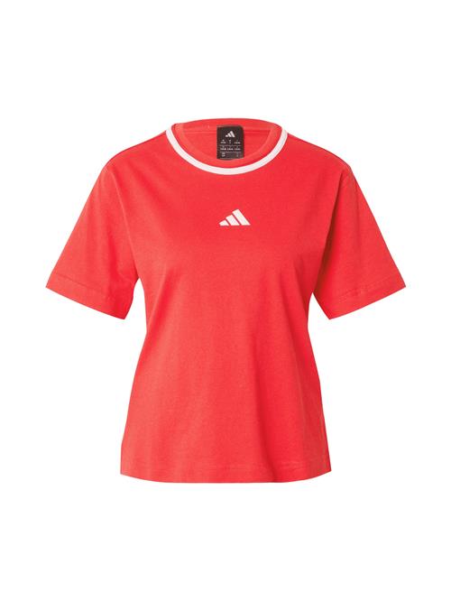 Se ADIDAS SPORTSWEAR Funktionsbluse  knaldrød / hvid ved About You