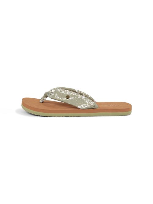 O'NEILL Klipklappere 'Ditsy Sun'  khaki / hvid