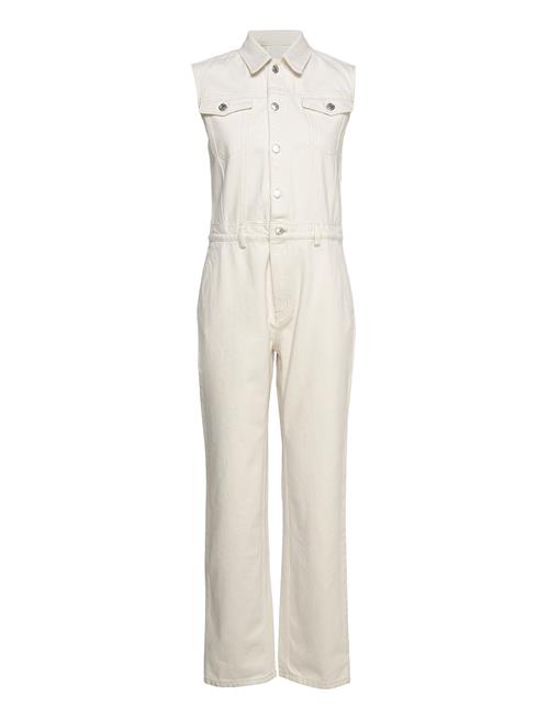 Julia Rigid Denim Jumpsuit WOOD WOOD Cream