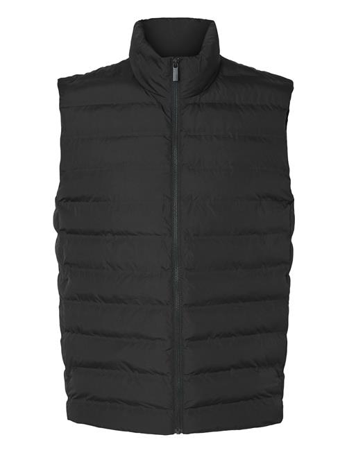 Slhbarry Quilted Gilet Noos Selected Homme Black