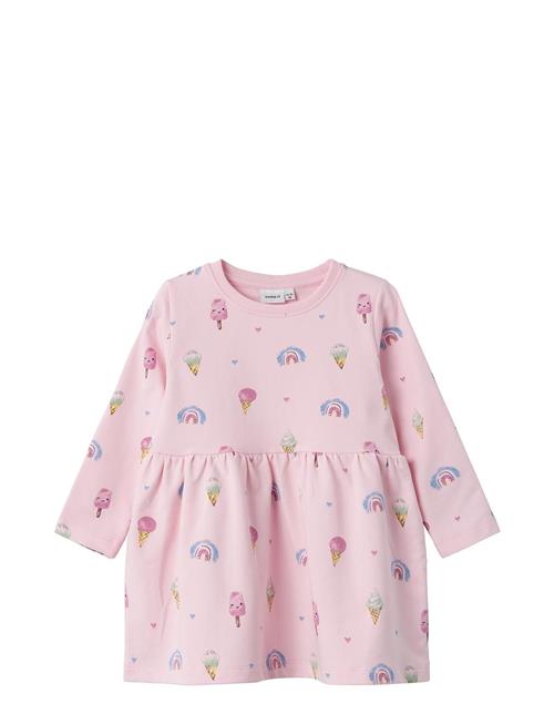 Nmffransia Light Sweat Ls Dress Unb Name It Pink