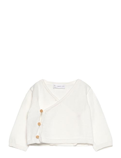 Buttons Detail Knit Sweater Mango White