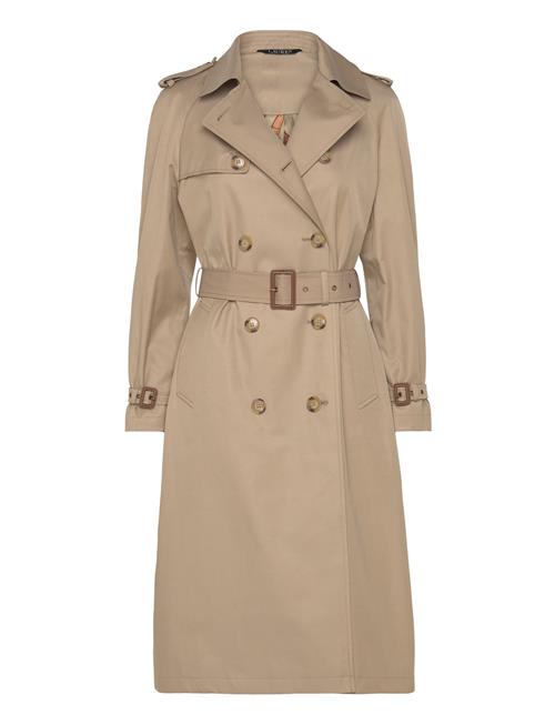 Belted Double-Breasted Trench Coat Lauren Ralph Lauren Beige