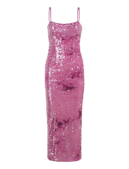 Infinite Sequin Maxi Dress Bardot Pink